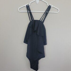 Ana Ono Black One Piece Swimsuit Size S